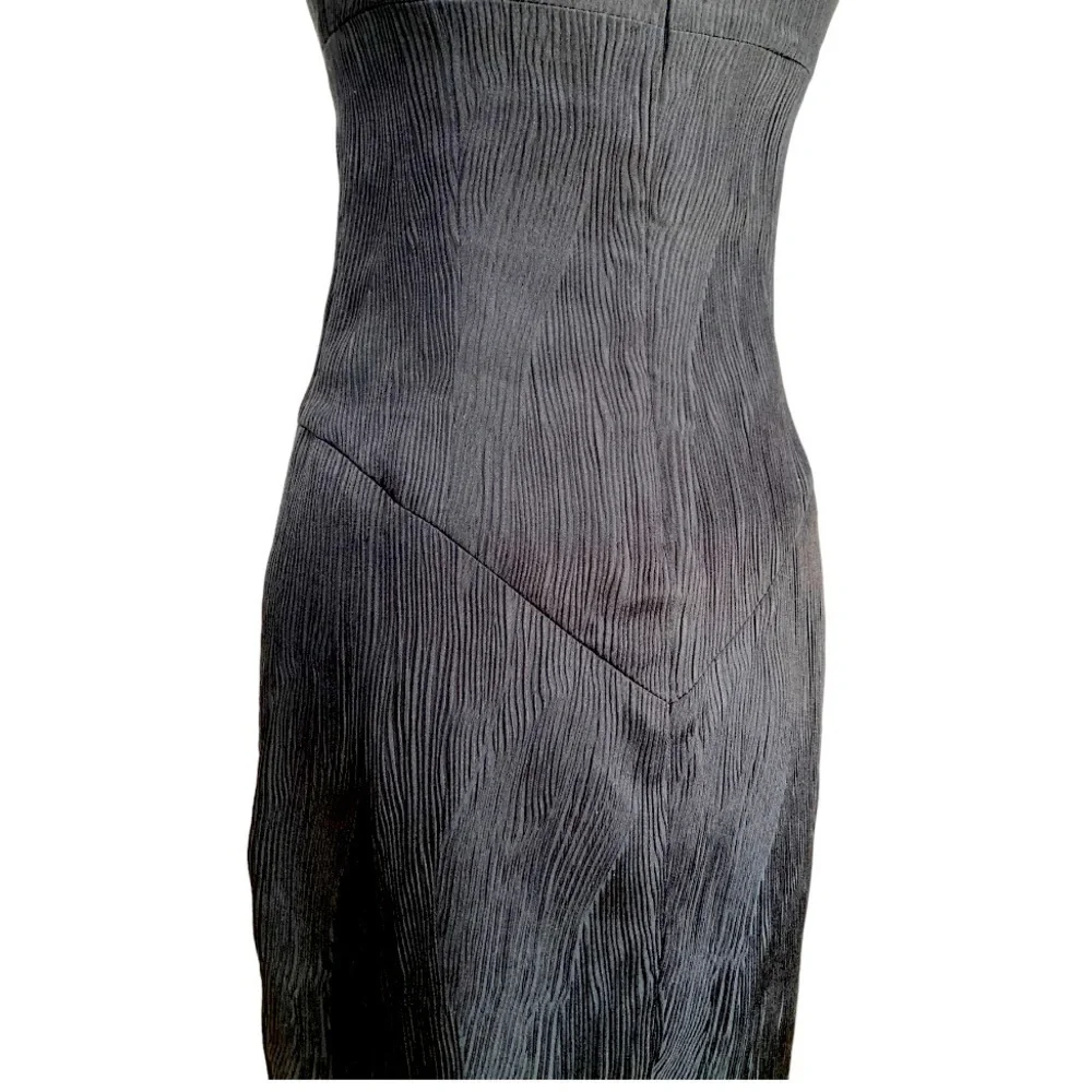 Black Halo Black Sheath Cocktail Dress - Picture 6 of 13